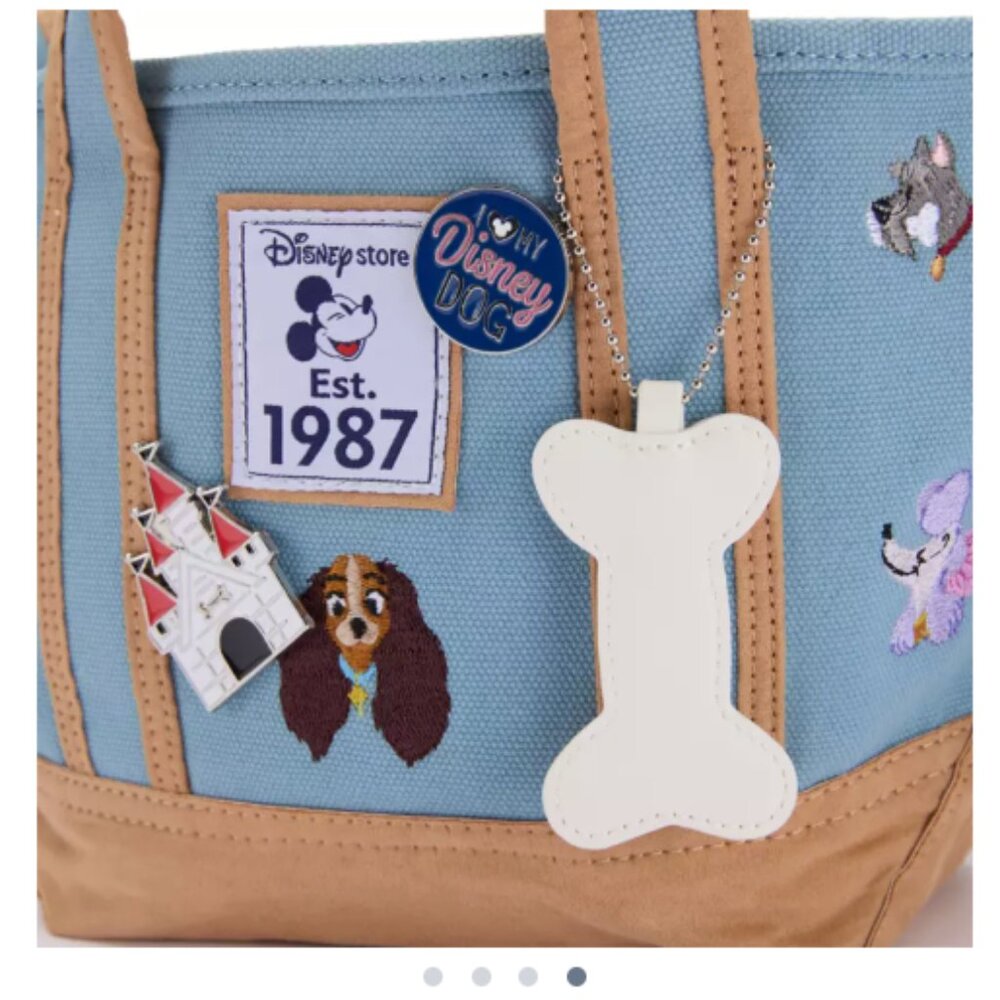 [NWT] Disney Dogs Disney Store Est. 1987 Canvas Tote – Mini - Picture 3 of 4